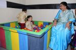 Asha Bhosle with kids at the inauguration of Small Steps Morris Autism and Child Development Centre at Deenanath Mangeshkar Hospital